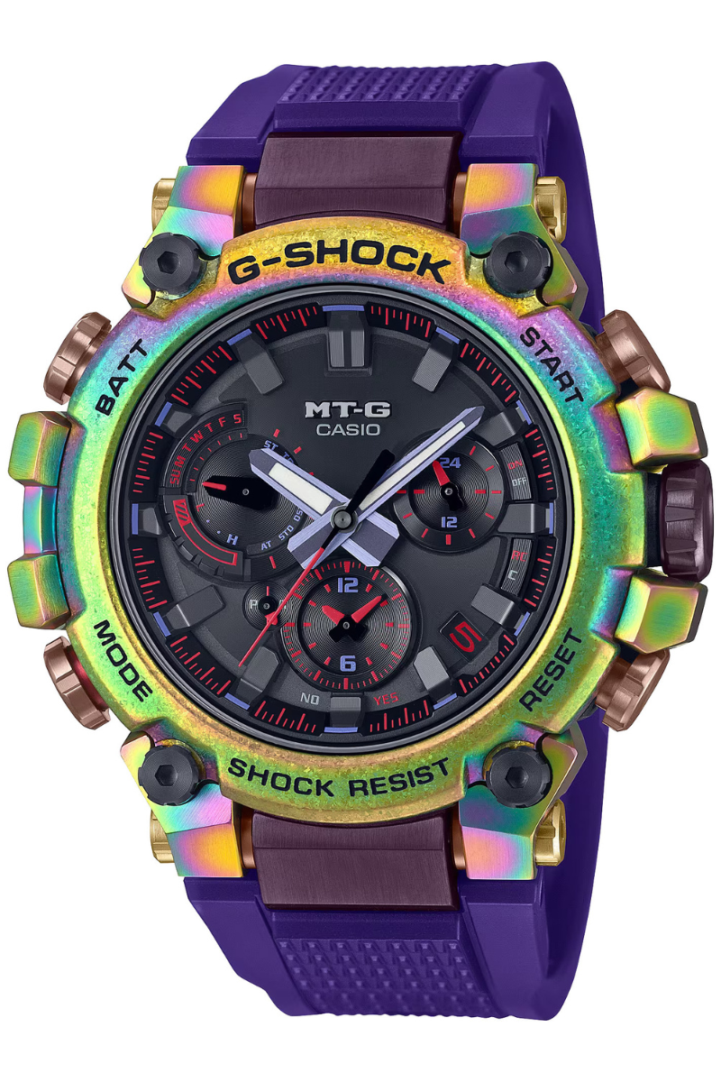 G Shock MT G Aurora Borealis Limited Edition MTGB3000PRB 1 Topper Fine Jewelers
