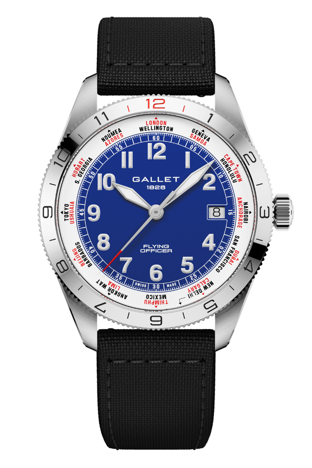 Gallet Flying Officer Automatic Date 40mm AG1701131C1W1