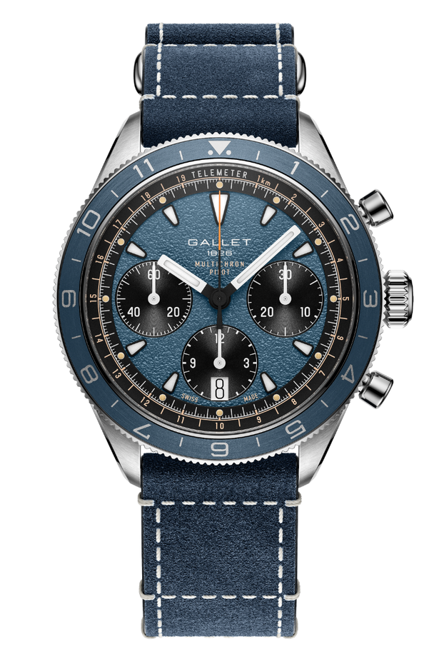 Gallet Multichron Pilot 42mm Automatic Chronograph AG2303171C1W1