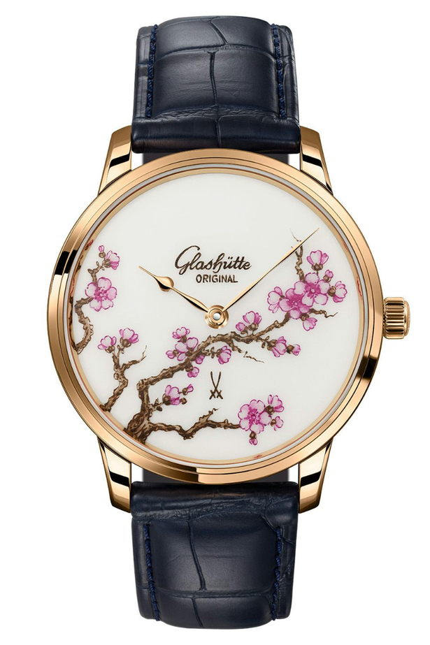 Glashütte Original Senator Meissen Cherry Blossom Limited Edition 1-36-16-05-05-01