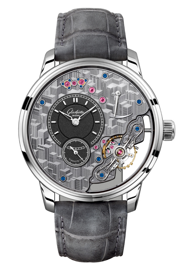 Glashütte Original PanoInverse Platinum Limited Edition 1-66-12-01-03-62