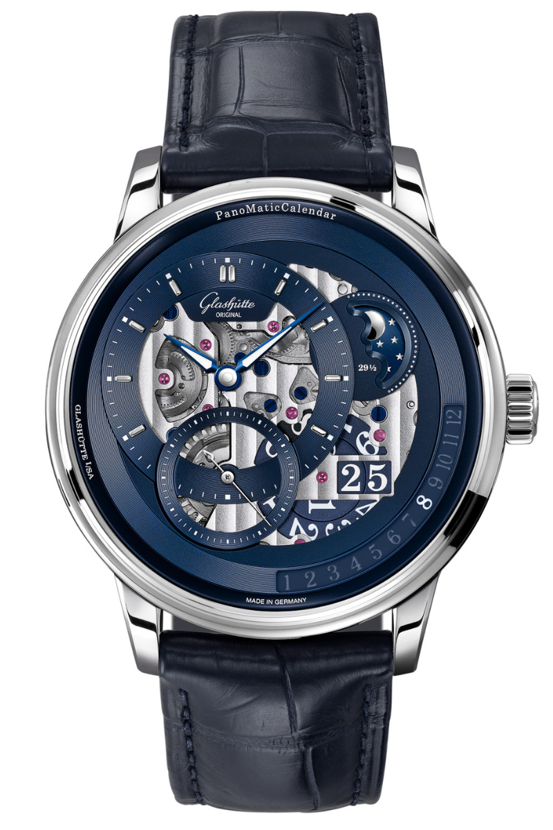 Glashütte Original PanoMatic Calendar Skeleton Platinum Limited Edition 1-92-11-01-03-61