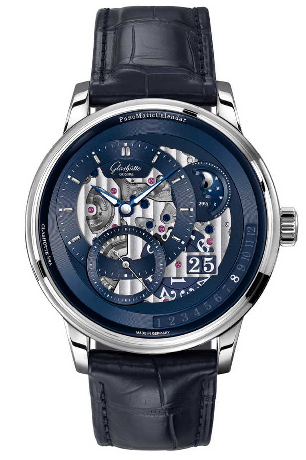 Glashütte Original PanoMatic Calendar Skeleton Platinum Limited Edition 1-92-11-01-03-61