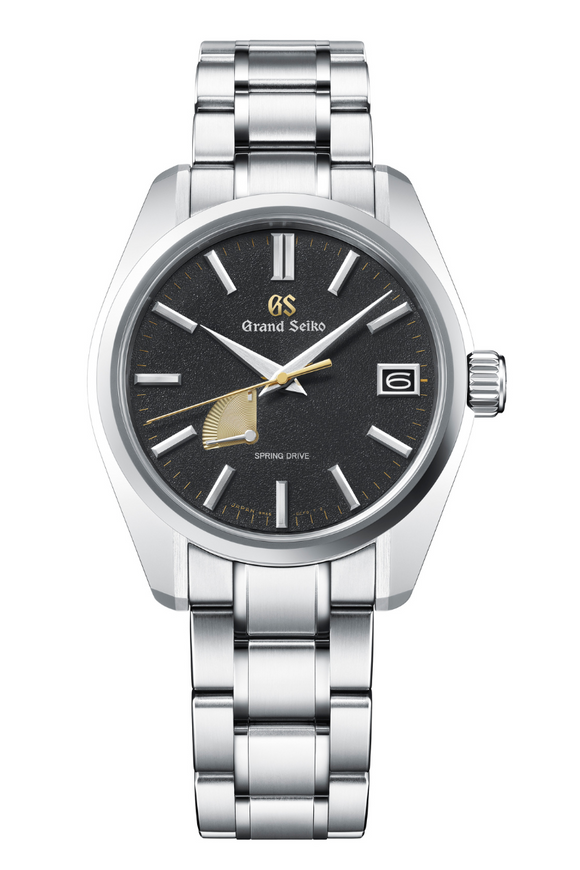 Grand seiko spring drive black shop dial