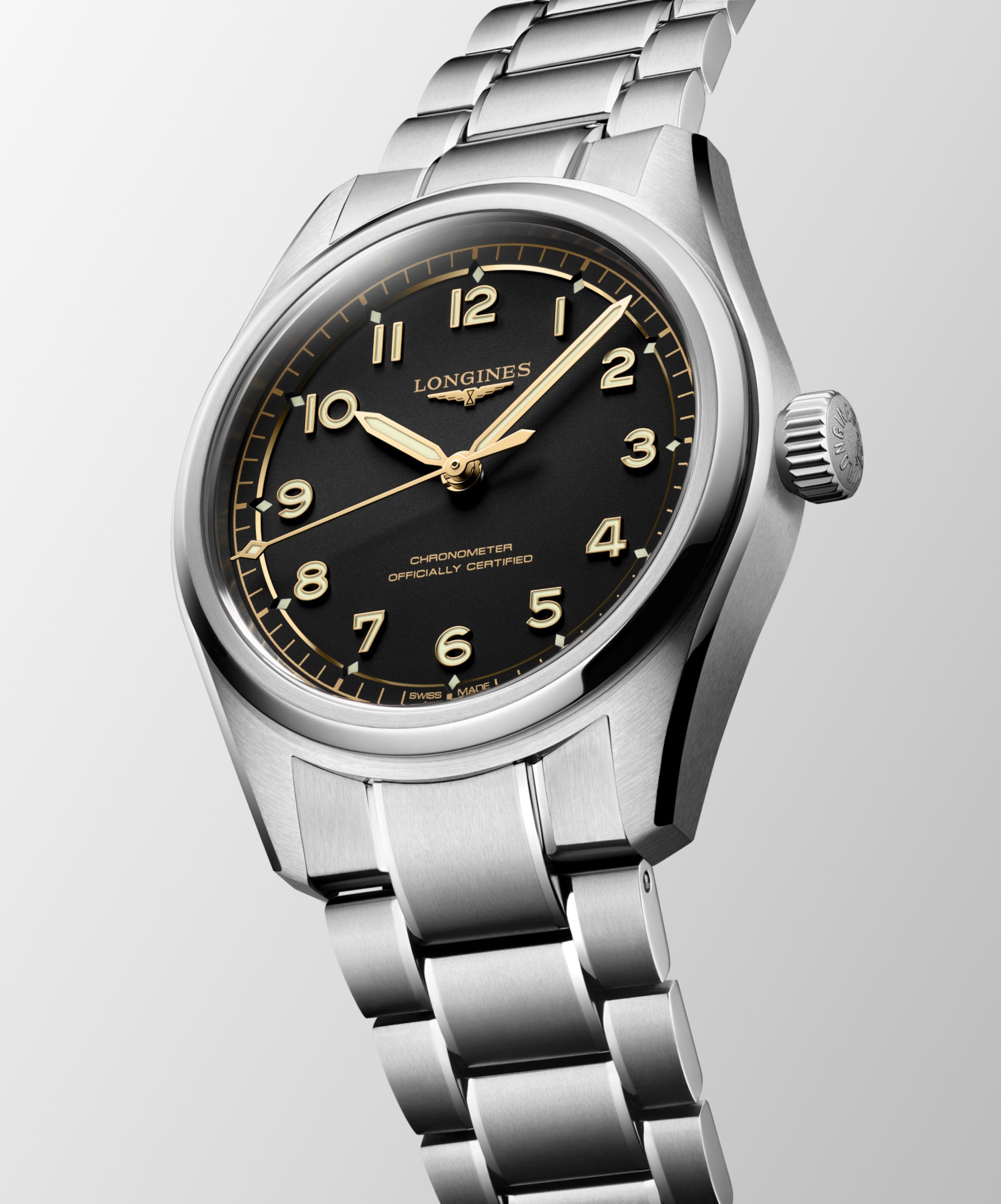 Longines Spirit Pilot 39mm Automatic Chronometer L3.809.4.53.6