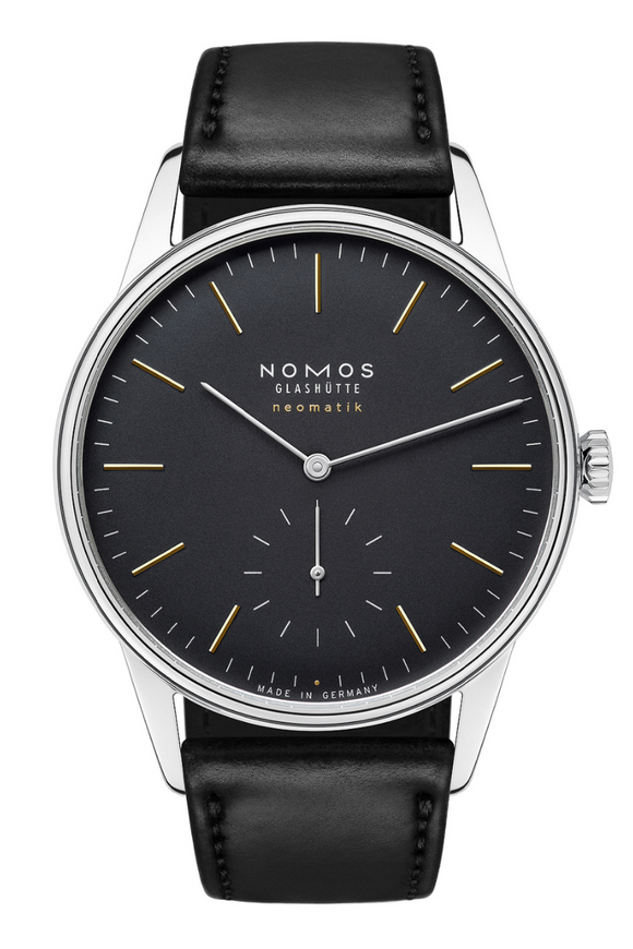 Nomos Glash tte Orion Neomatik 36 New Black 396 Topper Fine Jewelers