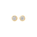 Marco Bicego Jaipur Gold Diamond Pavé Stud Earrings