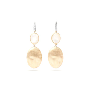 Marco Bicego Siviglia Mother Of Pearl and Diamond Accent Earrings