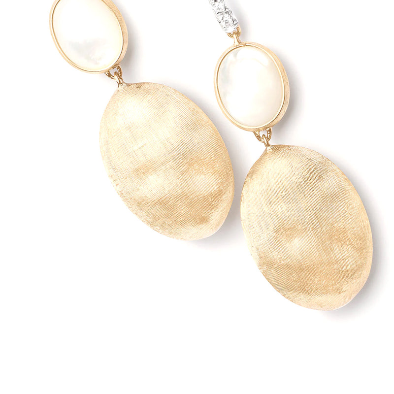 Marco Bicego Siviglia Mother Of Pearl and Diamond Accent Earrings