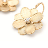 Marco Bicego Petali Flower Drop Earrings with Diamonds