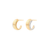 Marco Bicego Lucia Graduated Huggie Earrings With Diamonds