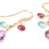 Marco Bicego Paradise Gemstone Earrings With Diamonds And Amethyst Accents