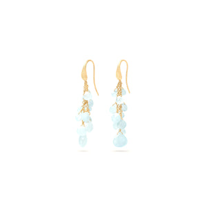 Marco Bicego Paradise Multi-Strand Aquamarine Earrings