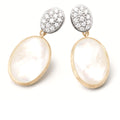 Marco Bicego Siviglia Mother of Pearl & Diamond Drop Earrings