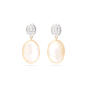 Marco Bicego Siviglia Mother of Pearl & Diamond Drop Earrings