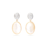 Marco Bicego Siviglia Mother of Pearl & Diamond Drop Earrings