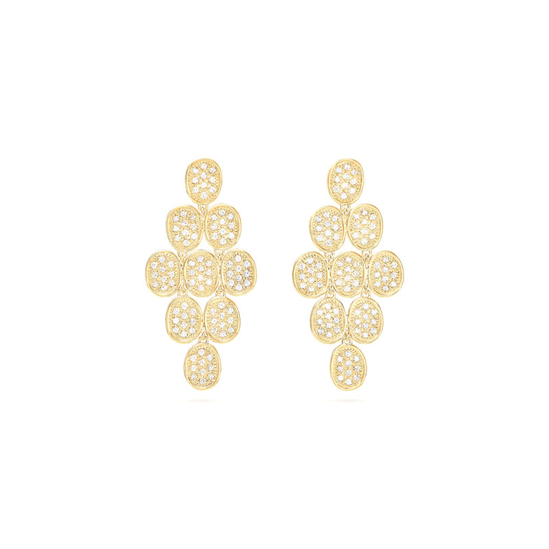 Marco Bicego Lunaria Diamond Pavé Statement Earrings