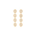 Marco Bicego Lunaria Diamond Pavé Drop Earrings