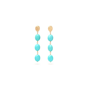 Marco Bicego Siviglia Statement Earrings with Turquoise