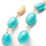 Marco Bicego Siviglia Statement Earrings with Turquoise