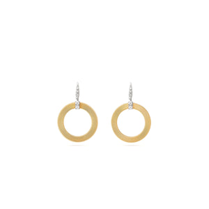 Marco Bicego Masai Circular Drop Earrings With Diamonds