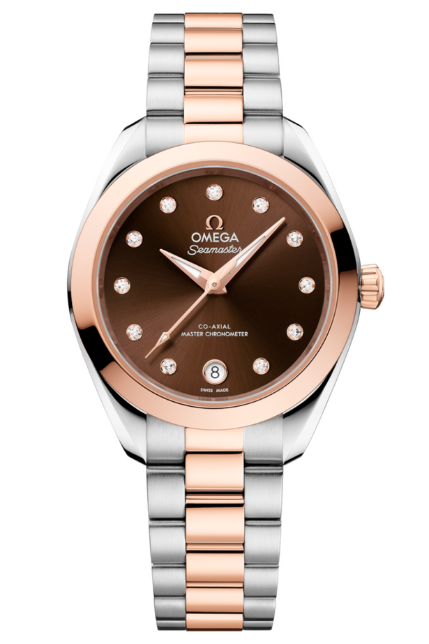 Omega Seamaster Aqua Terra 150M Master Chronometer 30mm Steel & Sedna Gold 220.20.30.20.63.001