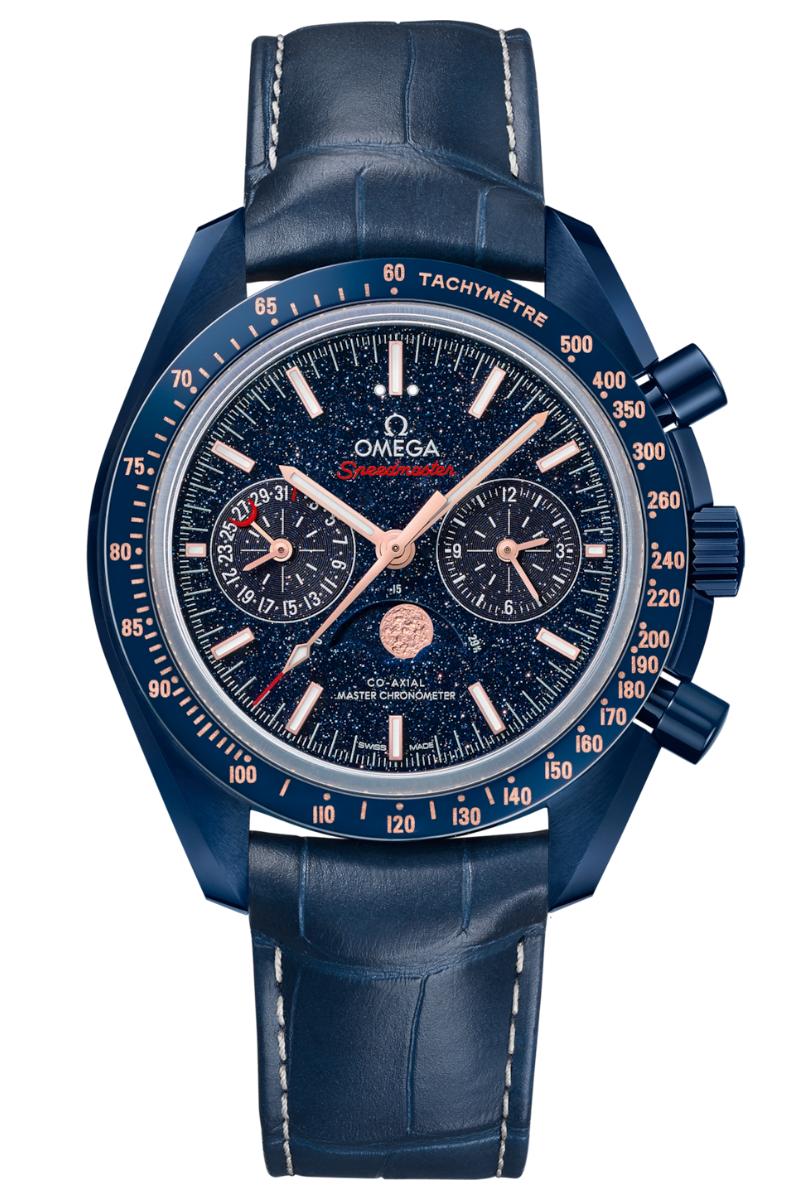 Omega Speedmaster Moonphase Aventurine Master Chronometer Chronograph 304.93.44.52.03.002