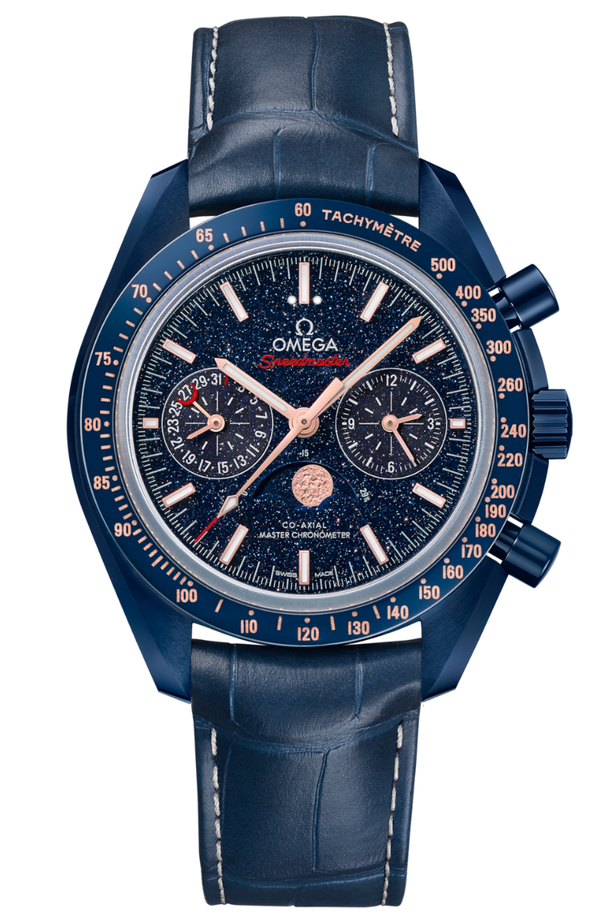 Omega Speedmaster Moonphase Aventurine Master Chronometer Chronograph 304.93.44.52.03.002