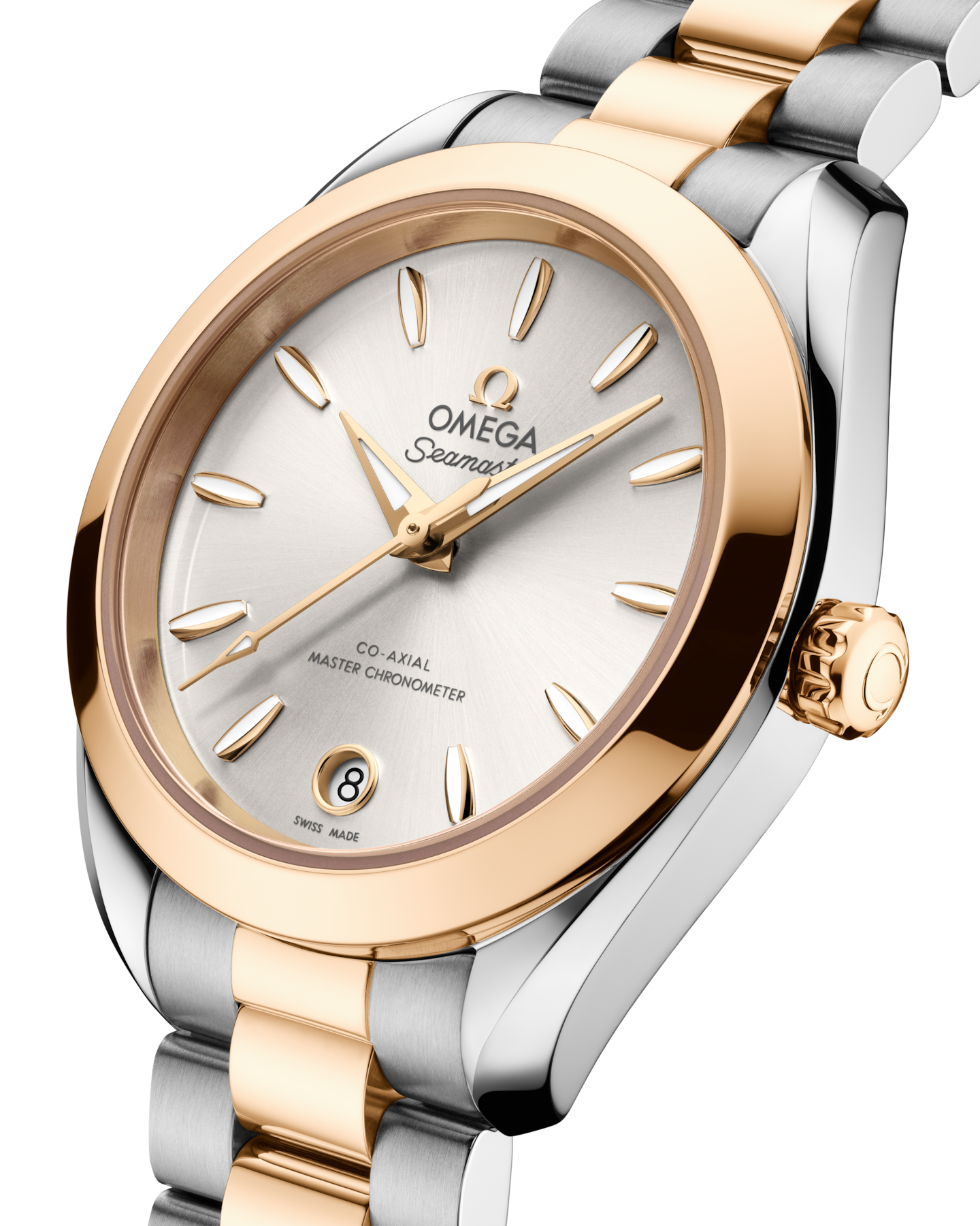Omega Seamaster Aqua Terra 150M Master Chronometer 30mm Steel & Moonshine Gold 220.20.30.20.02.001