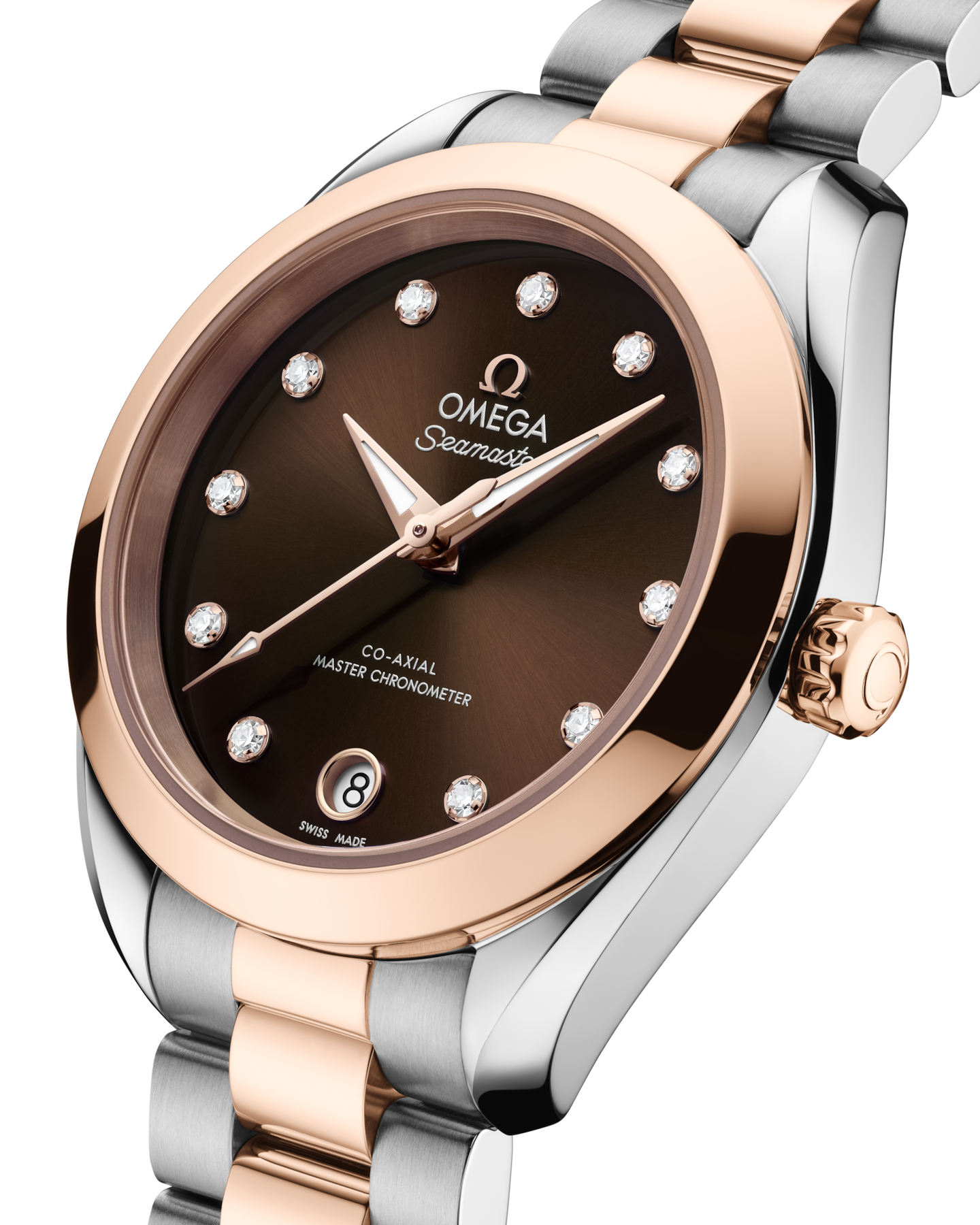 Omega Seamaster Aqua Terra 150M Master Chronometer 30mm Steel & Sedna Gold 220.20.30.20.63.001