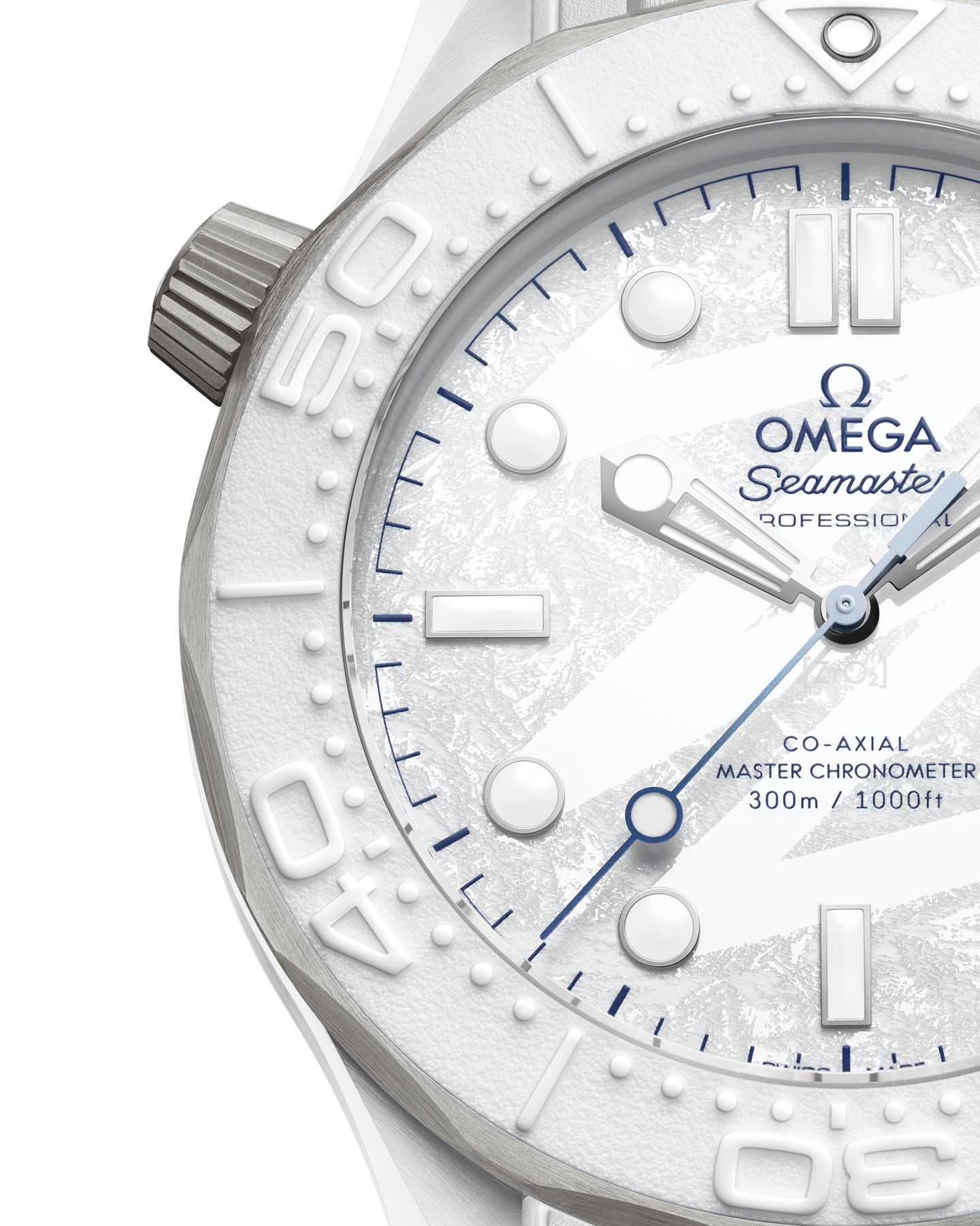 Omega Seamaster Diver 300M Milano Cortina 2026 White Ceramic 522.92.44.20.04.001