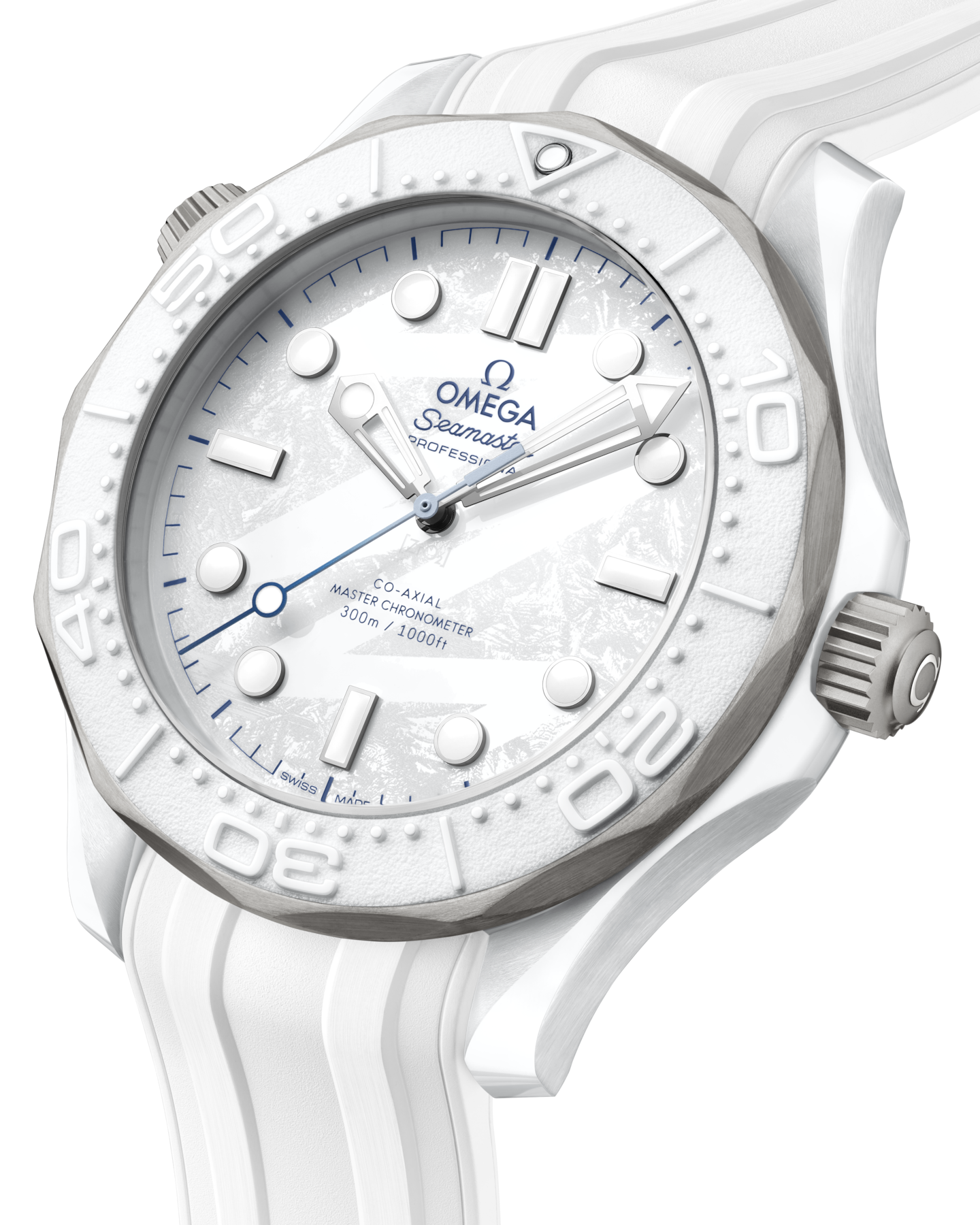 Omega Seamaster Diver 300M Milano Cortina 2026 White Ceramic 522.92.44.20.04.001
