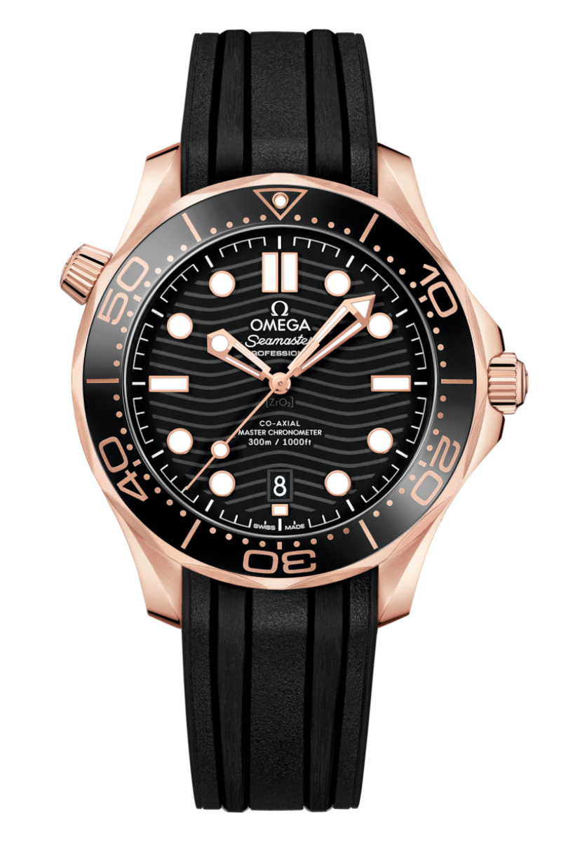 Omega Seamaster Diver 300M Sedna Gold Master Chronometer 210.62.42.20.01.002