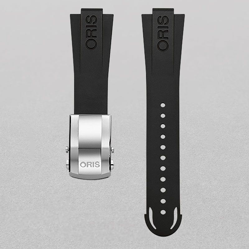 🎁 Oris Black Rubber Strap & Clasp 07 4 24 64EB Kit