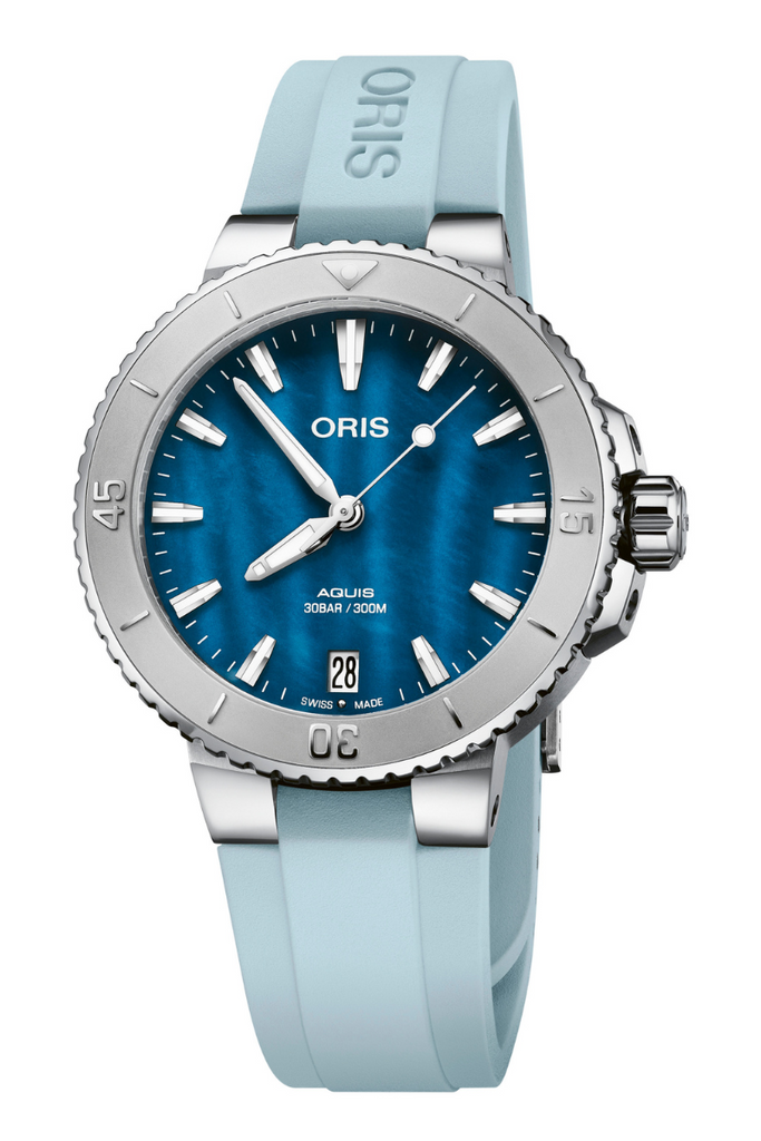 Oris Aquis Date Mother of Pearl 36.5mm 01 733 7770 4155 07 4 18