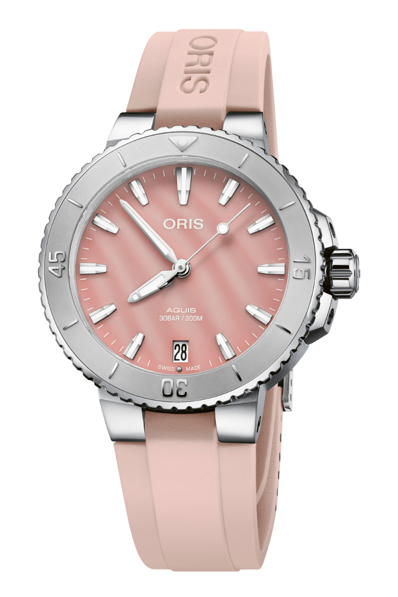 Oris Aquis Date Mother-of-Pearl 36.5mm 01 733 7770 4158-07 4 18 66FC