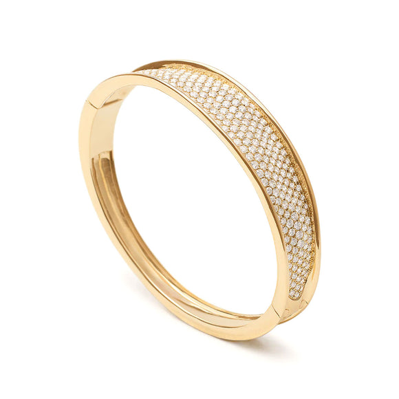 Marco Bicego Lunaria Diamond Pavé Bangle