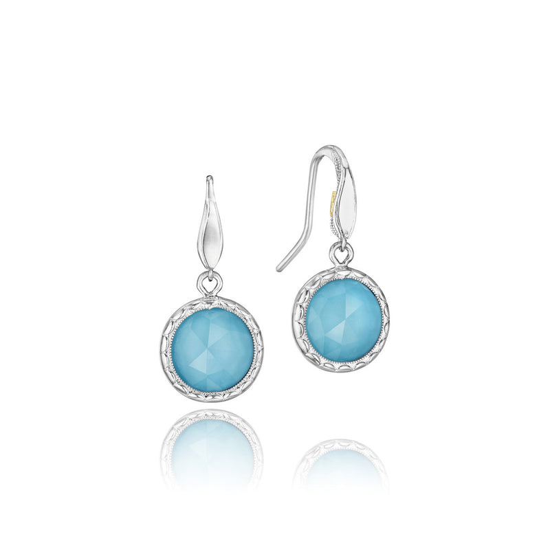 Tacori Crescent Embrace Turquoise Earrings