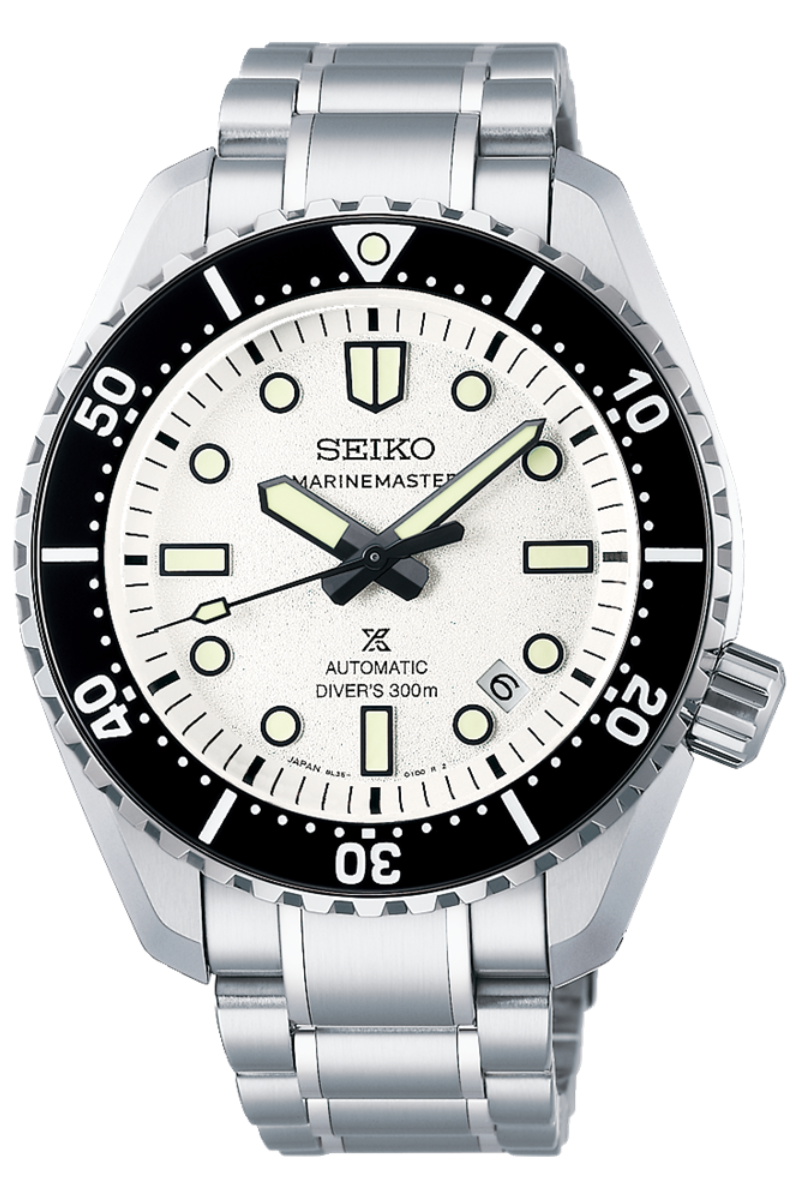 Seiko Prospex Men s Marinemaster 1968 Diver s Reinterpretation 42.6mm Automatic Watch SLA077J1