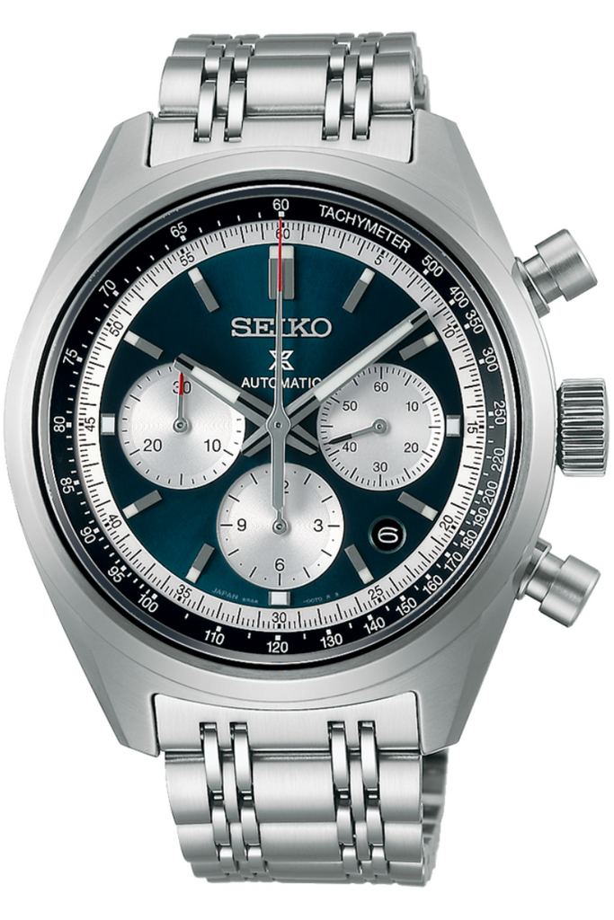 Seiko Prospex Speedtimer Mechanical Chronograph SRQ051 Topper Fine Jewelers
