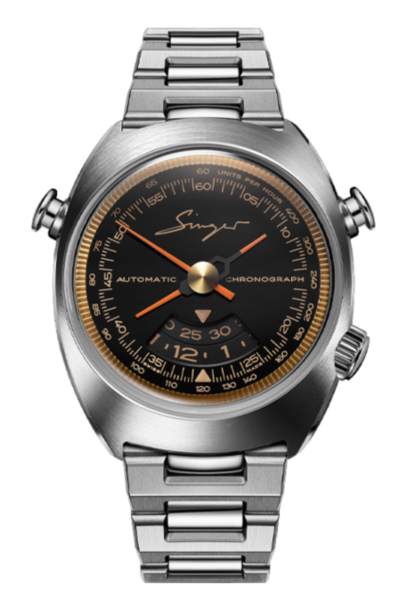 Singer Reimagined 1969 Chronograph SR201 – Topper Fine Jewelers Singer Reimagined 1969 Chronograph SR201 – Topper Fine Jewelers