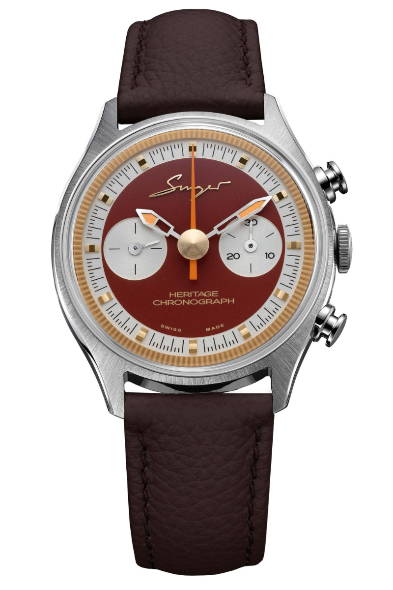 Singer Reimagined Heritage Chronograph 'Terracotta' Gulf Edition SR603