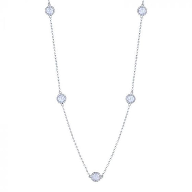 Tacori 5 Station Chalcedony Chain Necklace