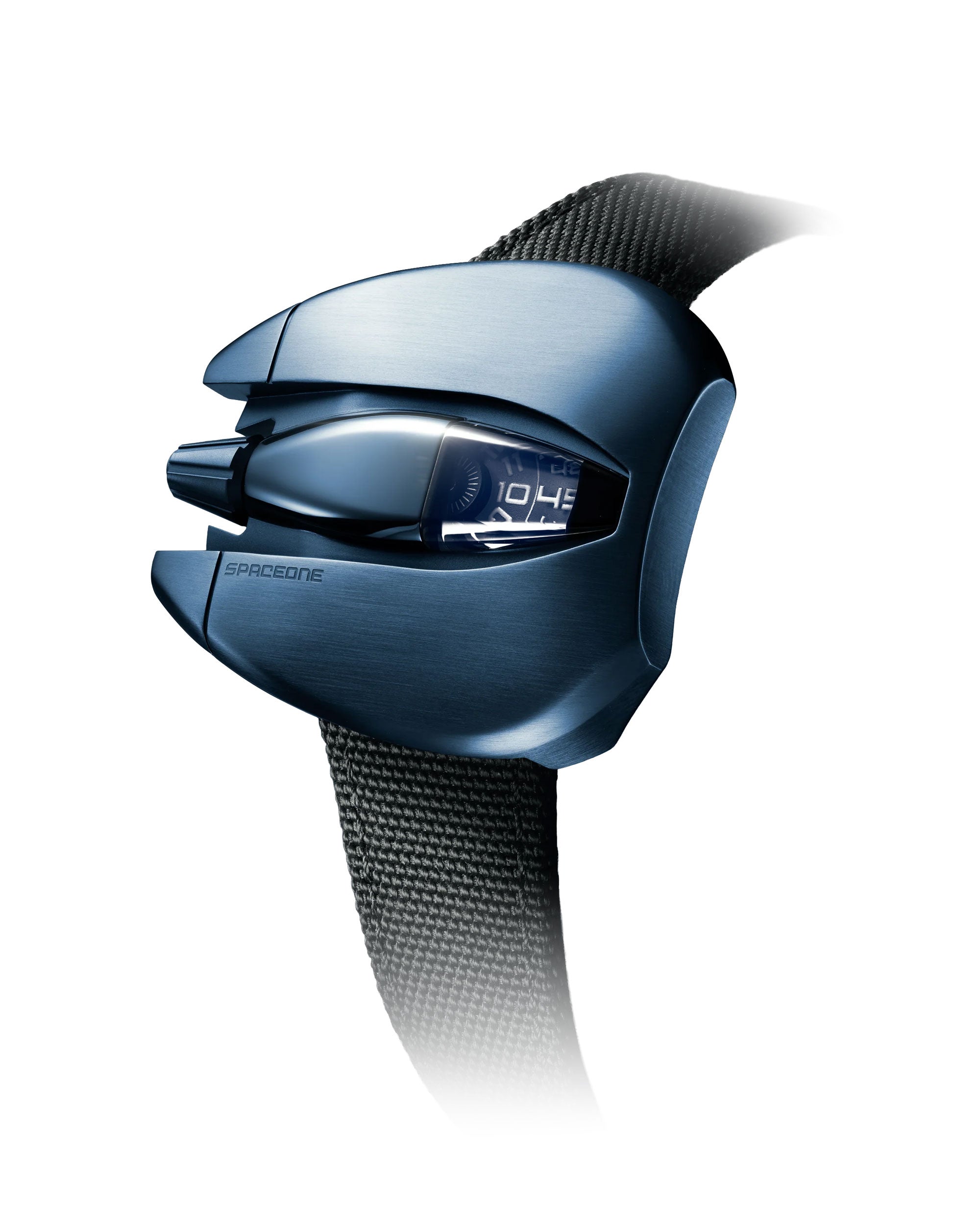 SpaceOne Jumping Hour Steel Blue