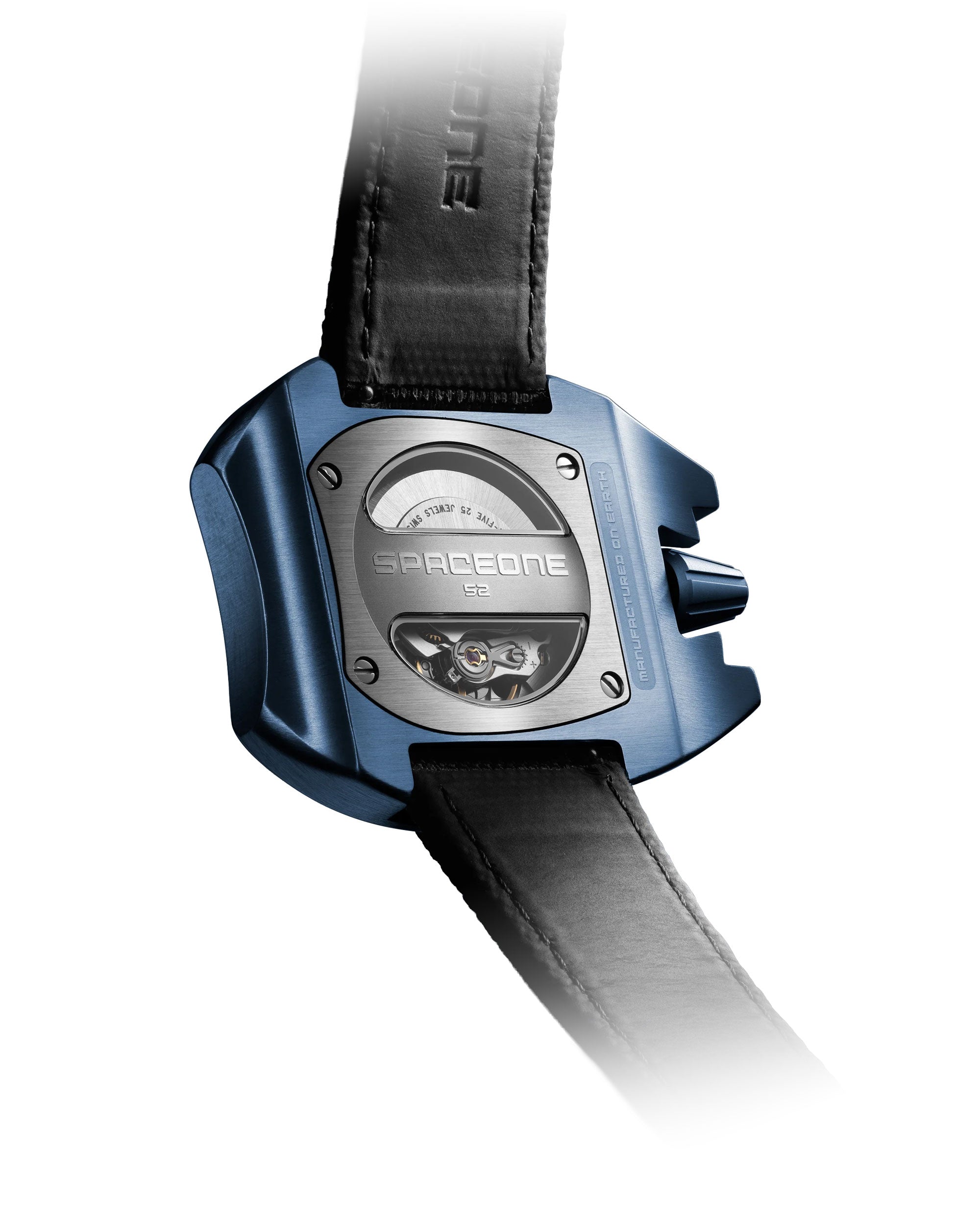 SpaceOne Jumping Hour Steel Blue