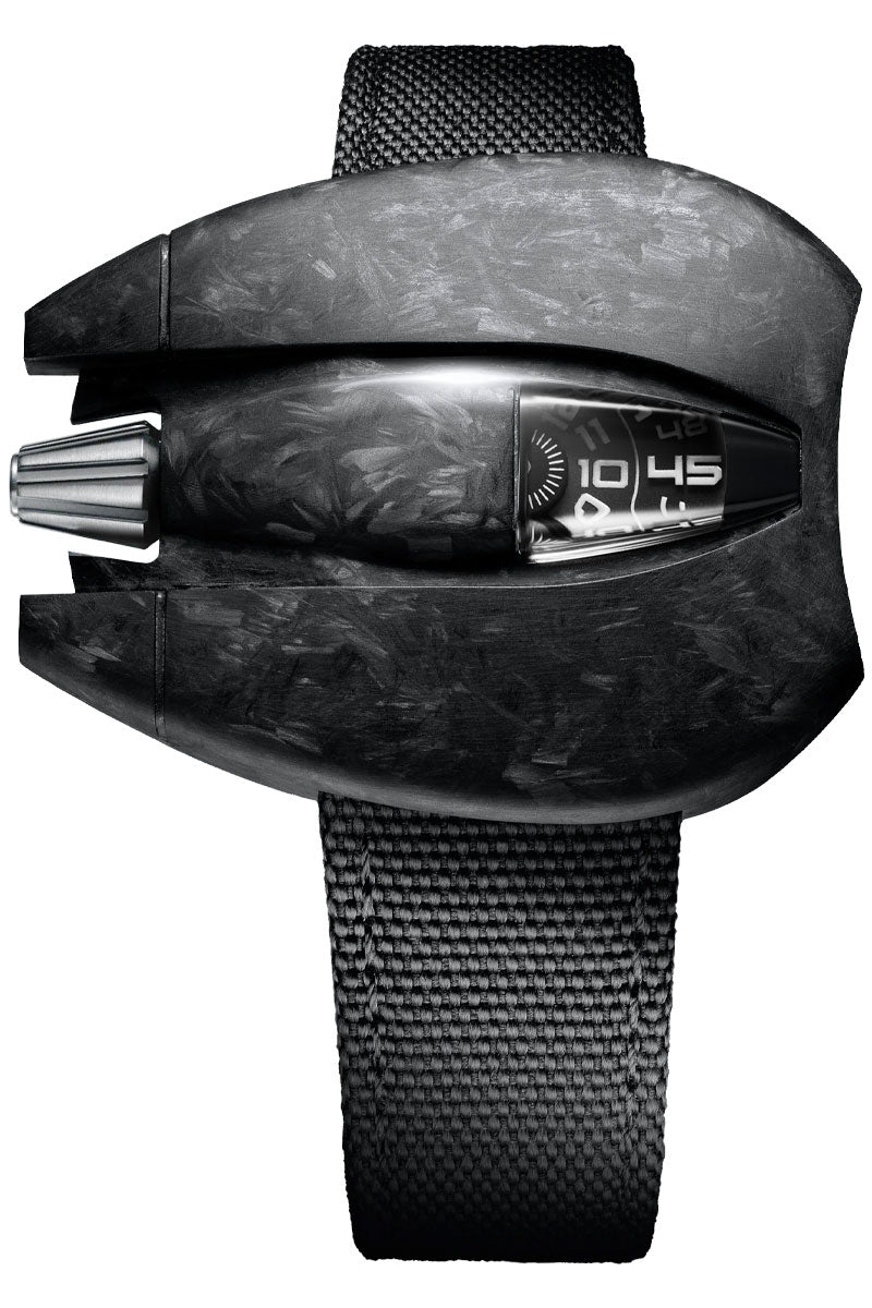 SpaceOne Jumping Hour Carbon Black