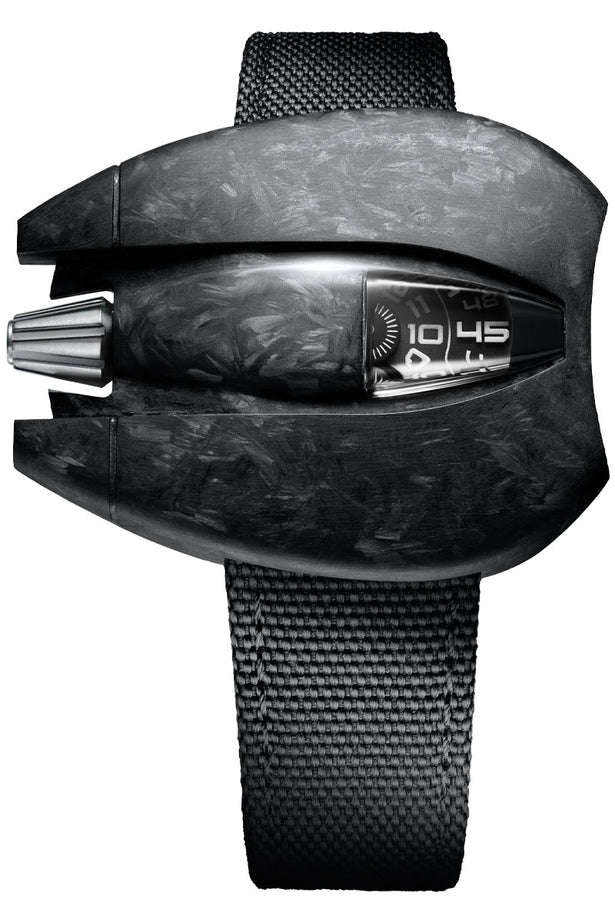 SpaceOne Jumping Hour Carbon Black