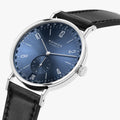 Nomos Glashütte Tangente 2Date Blue 136