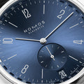 Nomos Glashütte Tangente 2Date Blue 136