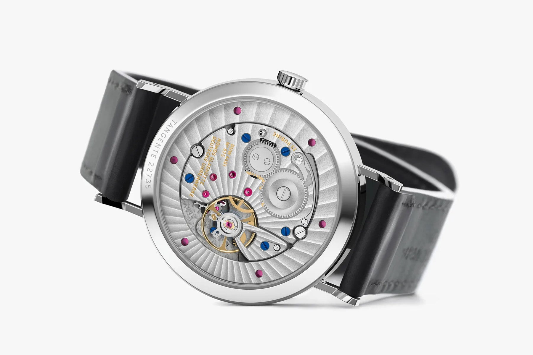 Nomos Glashütte Tangente 2Date Blue 136